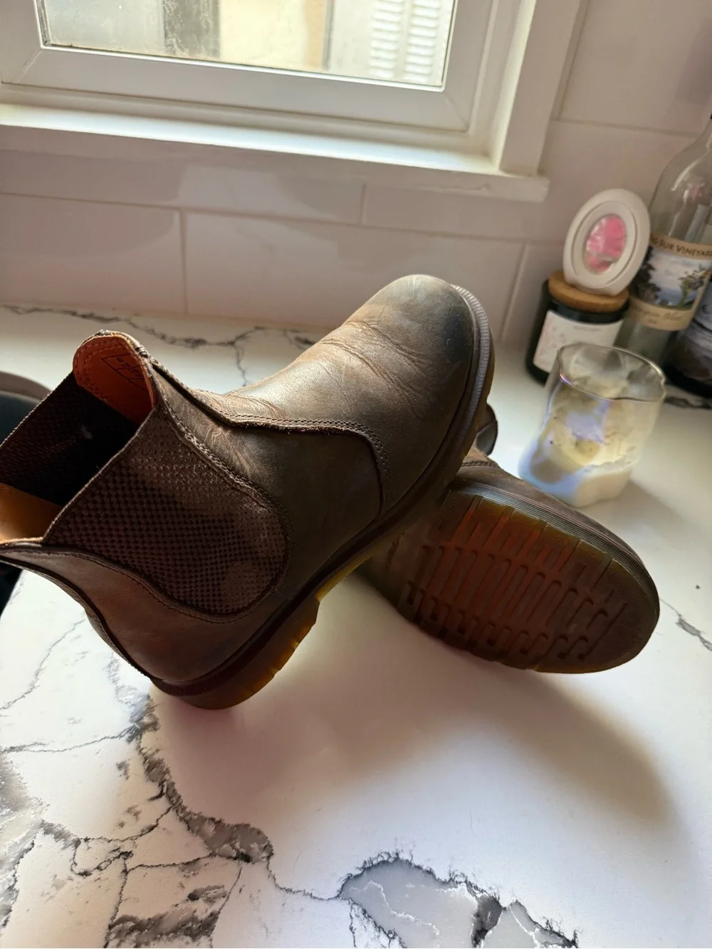 Men's Brown Leather Chelsea Boots